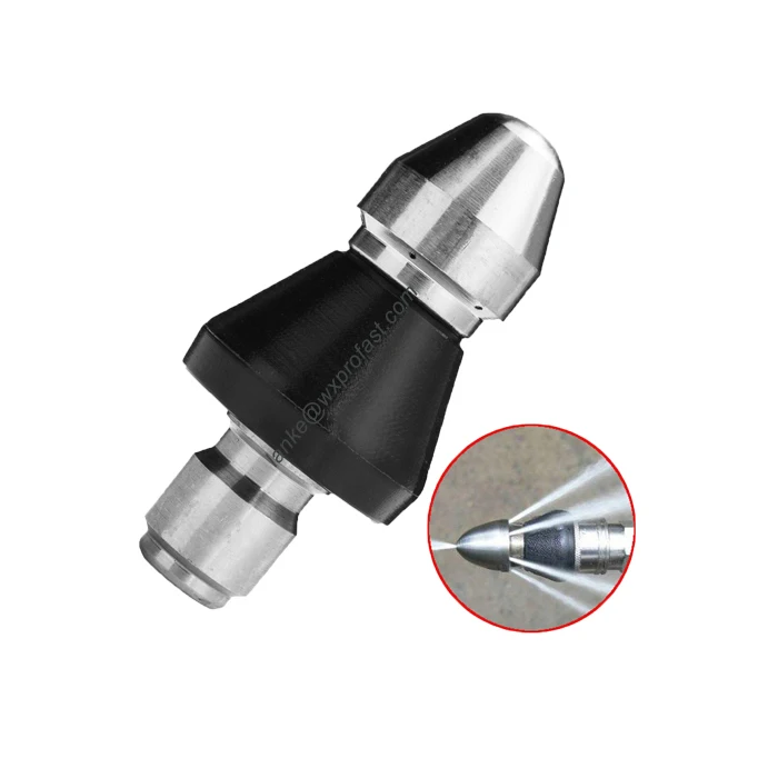 3/8inch Quick Connector Sewer Jetter Heads B Blesiya 2Pcs High Pressure Sewer Drain Cleaning Nozzle 1 Front 6 Back Orifice Pressure Washer Nozzle 
