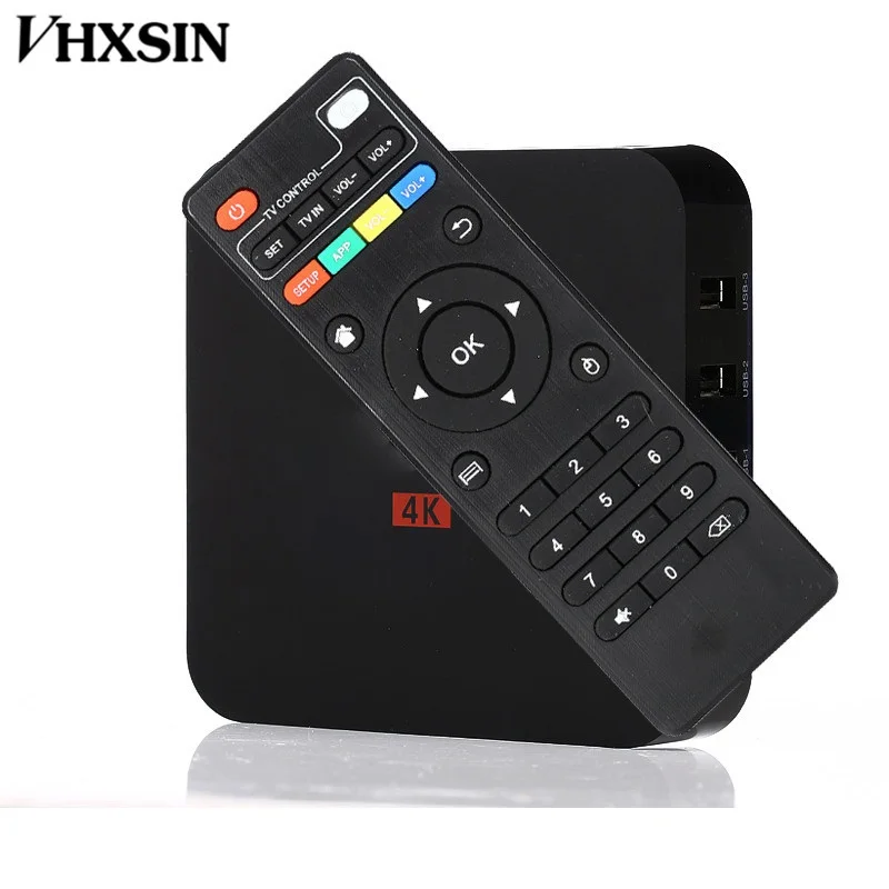 Factory Directly Android 7.1 Smart Digital OTT TV Converter Box  Mx  PRO Amlogic S905W Quad Core Set Top Box H.265 HD