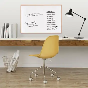 60X80CM Natural wood frame Magnetic Dry EraseWhite Board Notice Board for Home Office use