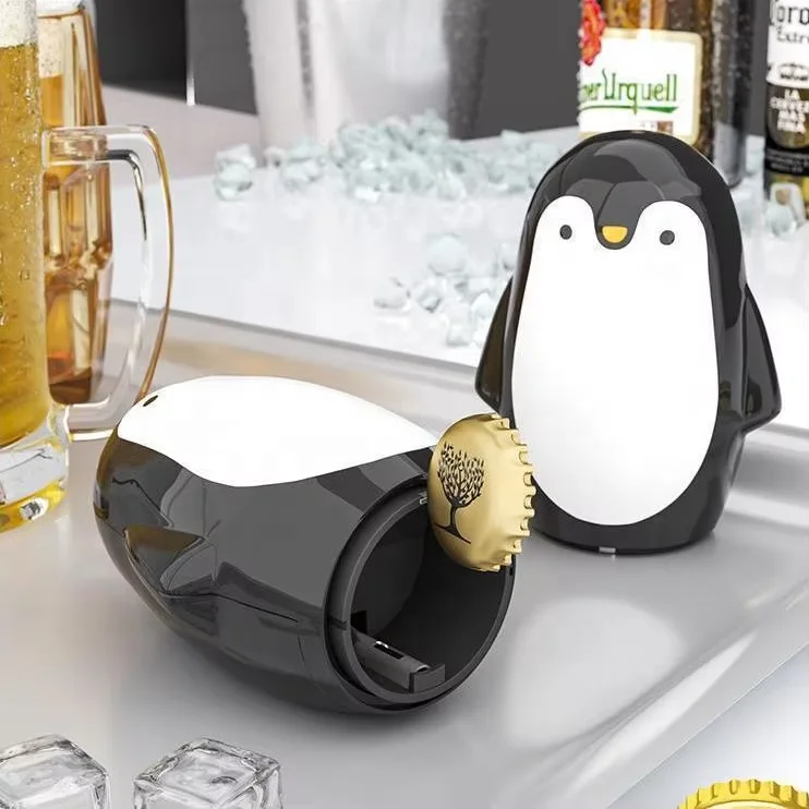 Creative Penguin Bottle Opener - Automatic & Eco-friendly