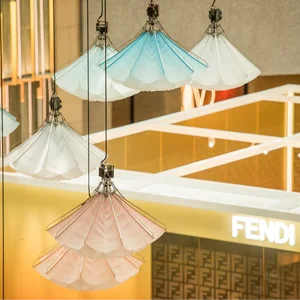 ECOJAS Artistic Atmosphere Installation Indoor Shopping Mall Wedding Hotel Indoor Decorative Chandelier