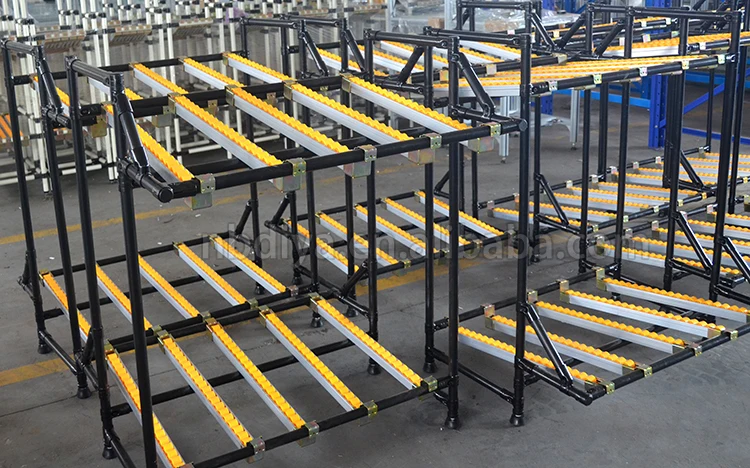 Customization Industrial Sliding Warehouse Shelf Galvanized Pallet Racks