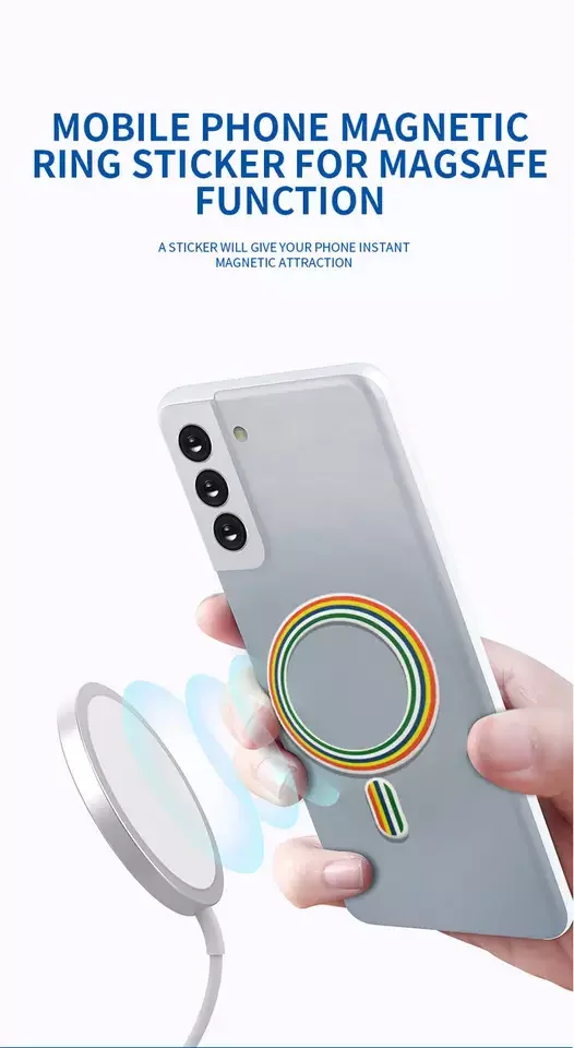 Circle Sticker For Iphone 13 12 Mini Pro Max Wireless Charging