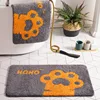 Orange cat paws