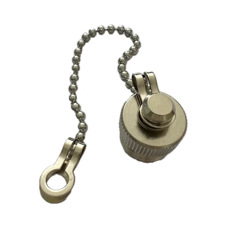 Good Performance M12 Female Dust Cap External Thread M12 Dust Cap With Chain