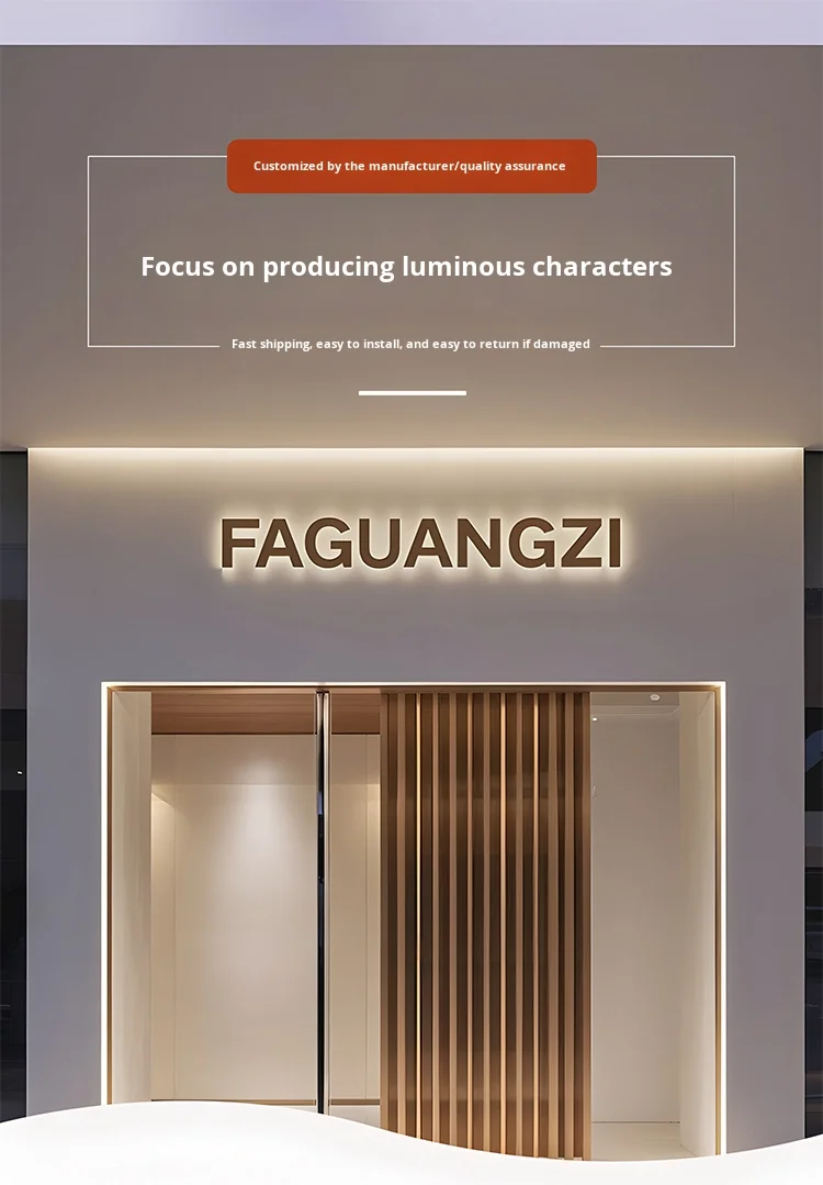 product custom led art letter lamp for milk tea shop yoga studio internet cafe front desk clothing signboard door head ceiling lights-0