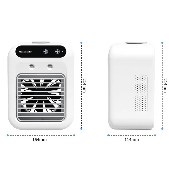 Portable Air Cooler Fan Water Air Cooler Portable USB Air Circulating Tower Fan  for Home Office