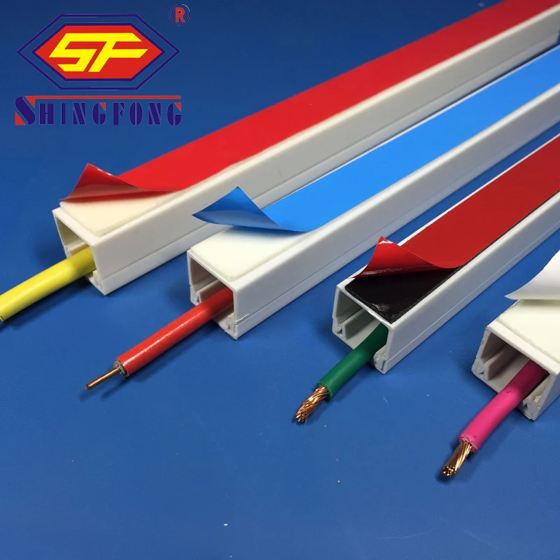 Network PVC Trunking with Sticker 20x10 39x19 Bolivia Cable Canals Sizes