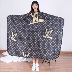 Оптовая продажа цена салон красоты Парикмахерская LV-SUPREME частные Labelled для стрижки волос, одежда для мужчин, изготовленным на заказ логосом Парикмахерская накидка