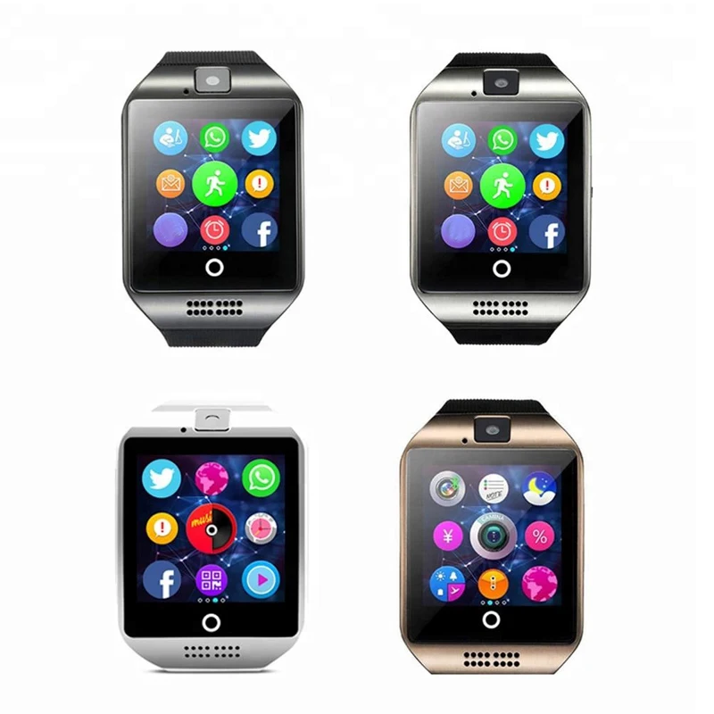 Camera Q18 Smart Watch With SIM TF Card Slot Fitness Activity Tracker Sport Watch for Android Ios Vs Gt08 A1 Smartwatch