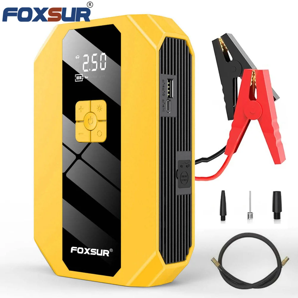 Foxsur FJS-900 26800mAh Car Emergency Jump Starter Power Supply - Image 2