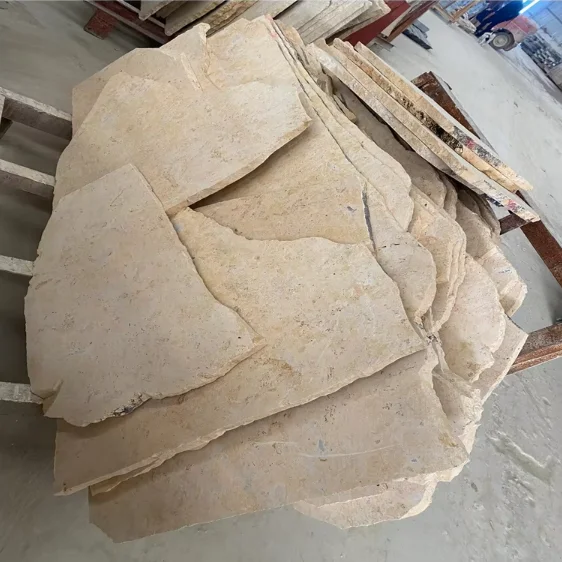product natural stone limestone slab high quality limestone supplier for outside paving paver of ice crack-2