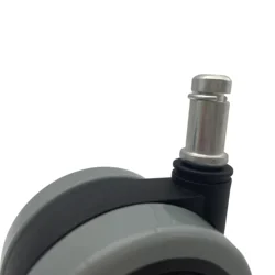 High Quality Grey Insert Stem Hollow No Noise Corrosion Resistant Protection Wheels PU Casters 2.5 inch Wheel NO 3