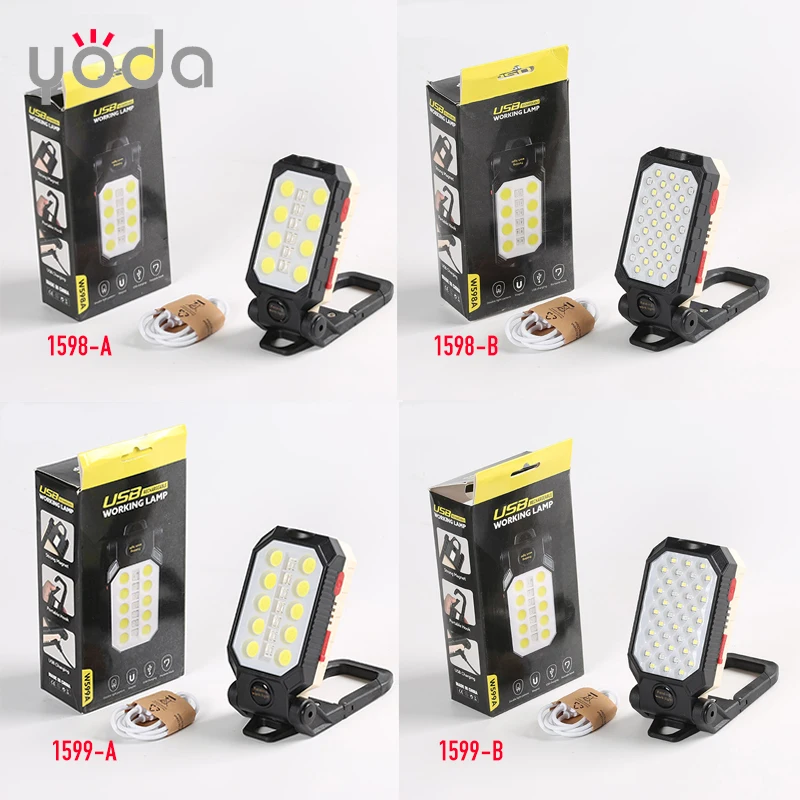 7w 1200 Lumen Plastic White Red Blue Tripod Usb Rechargeable Strong