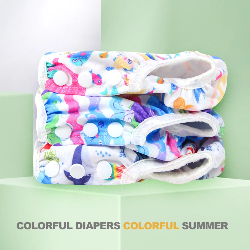 Летний Детский мягкий дышащий купальный костюм одежда для плавания подгузник спортивная одежда OEM сервис 100% полиэстер унисекс модная поддержка