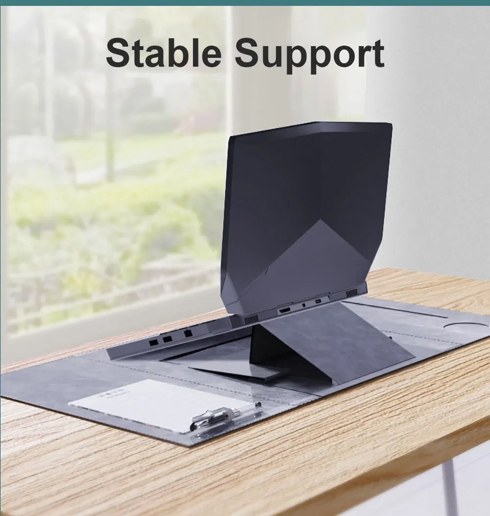 Multifunctional Computer Desk Mat Foldable Luxury Desktop Stand Simple Business Bracket Laptop Holder Sjj011 Laudtec manufacture