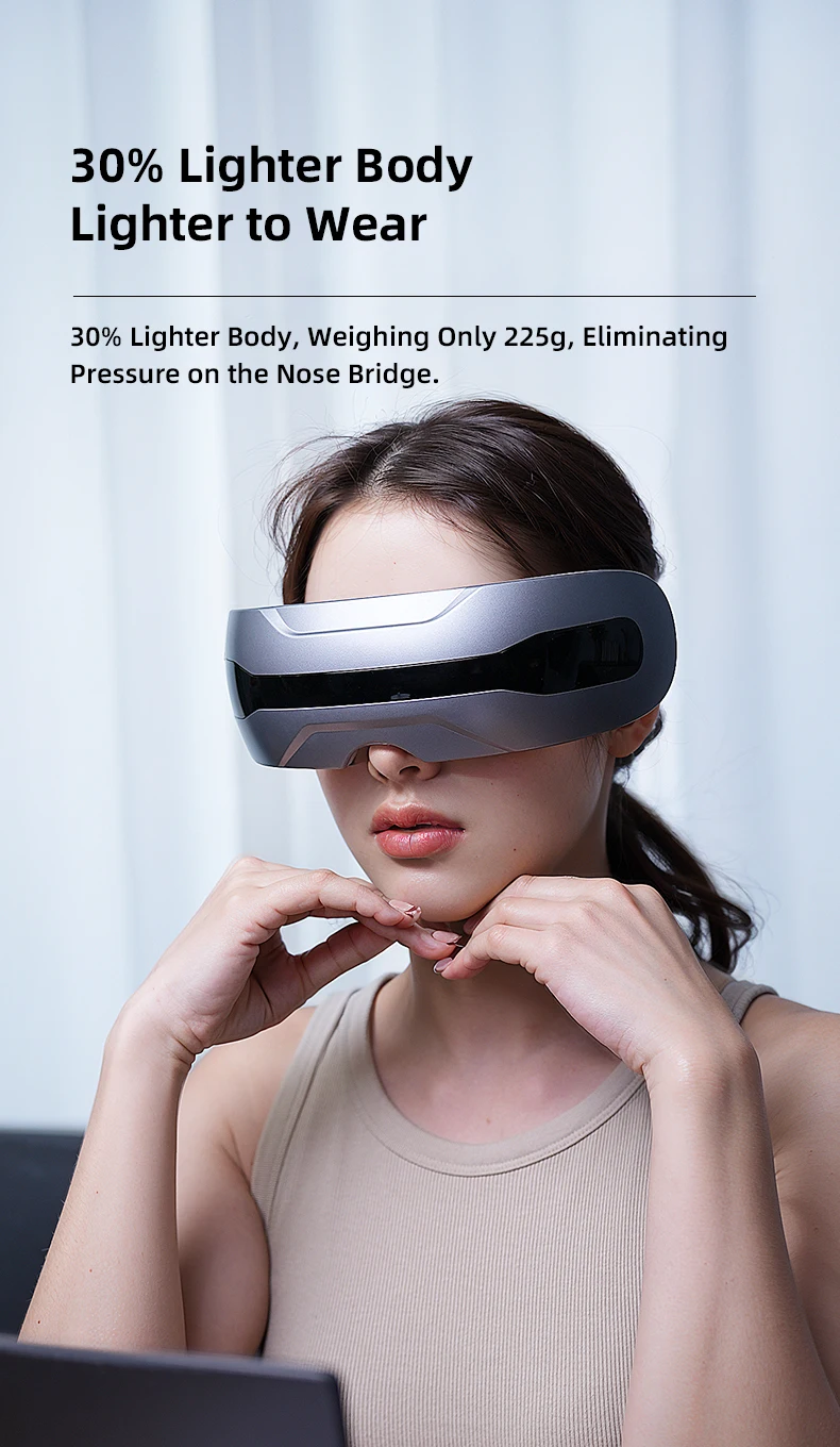 product multi function silicone electric rechargeable smart 3d eye massager with visual display window for stress relief-4
