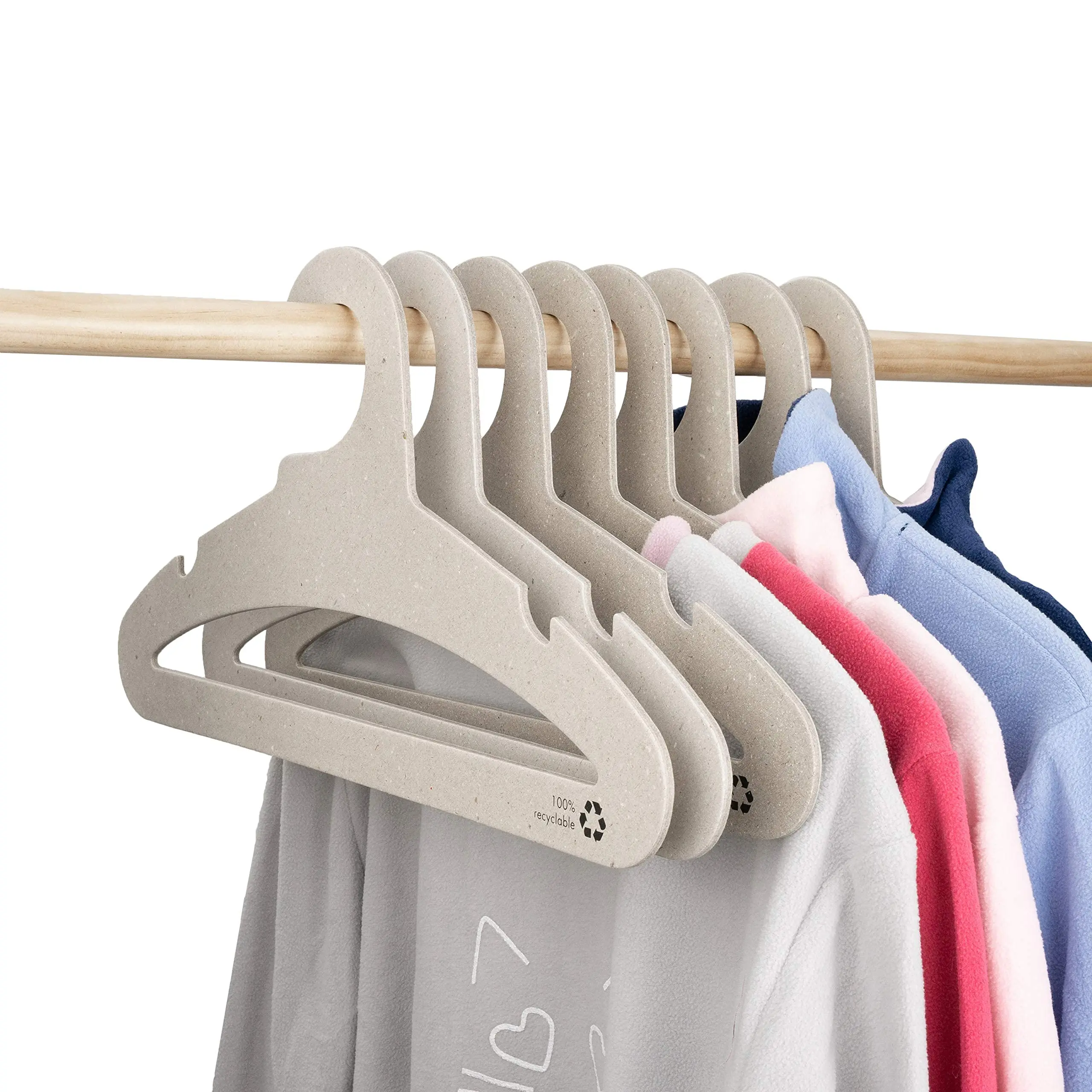 Adult Eco Recyclable Paper Hangers Clothes Coat Shirt Cardboard Hangers
