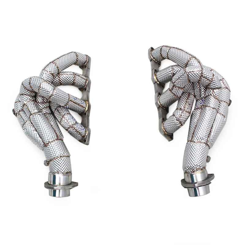 Equal Length Exhaust Manifold For Ferrari F430 Spider / Coupe 4.3L 2005-2008 Racing Long Turbo