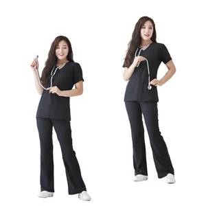 Unisex Nurse Uniform Men Scrubs Set Beauty Uniform Women Hospital Surgical Suits Dental Clinic Pet Shop Lab Workwear Accessories