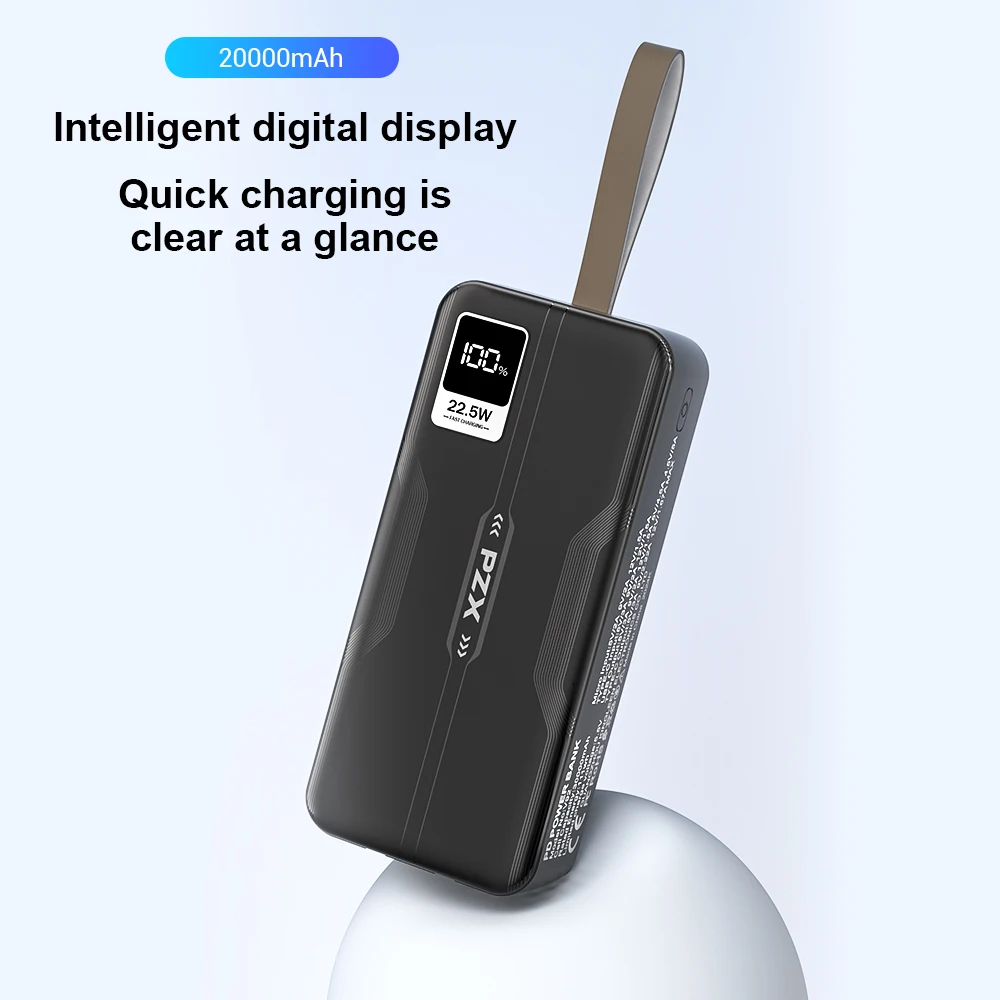 PZX V91 V92 V93 10000mAh Portable Power Bank with Quick Charge
