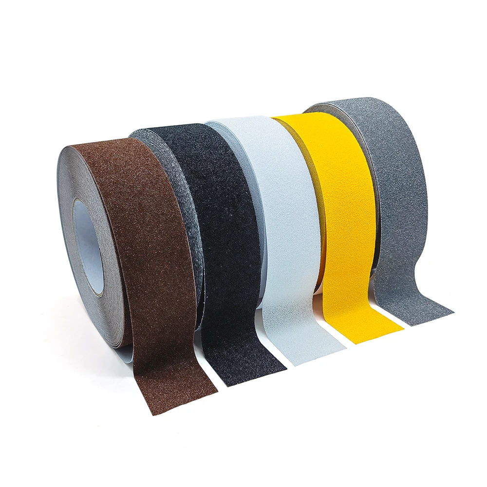 Waterproof Black High Rubber Self Adhesive Concrete Grip Anti Slip Tape