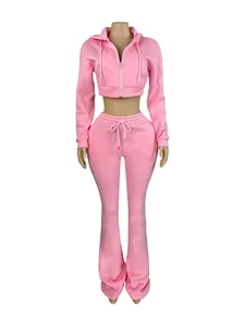 Dropshipping Wholesale Jogging Wear 2026 Yoga Gym S-2XL Tracksuit Women's Two Piece Sets