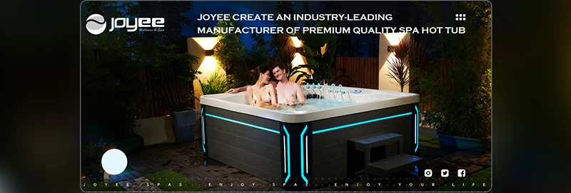 Joyee 5 Person Massage Hottub Bath Whirlpool Large Outdoor Waterfall Spa Hot Tub Hydro Massage 0716