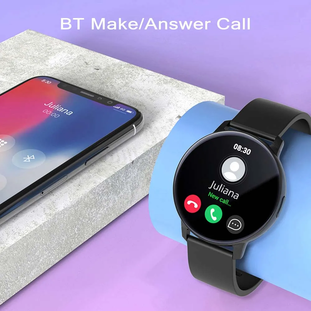 SENBONO HK89 2023 jam tangan pintar pria, layar besar AMOLED selalu  ditampilkan IP68 tahan air olahraga panggilan gigi biru jam tangan pintar  untuk