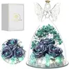 Glitter viola-blu acqua