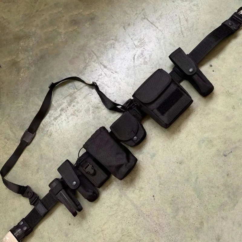 Durable Nylon Multifunctional Wear-resistant Multifunctional Outer Waistband with Waist Closure Portable Security Belt