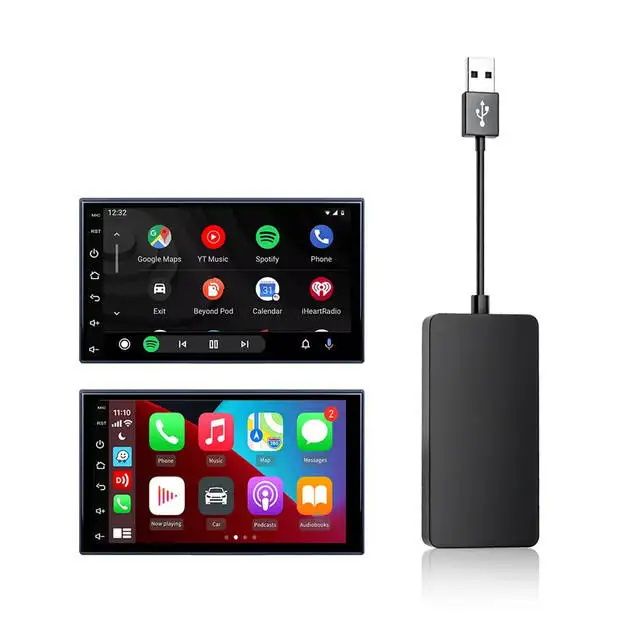 Laudtec 4.4 Universal Smart Android Plug and Play Auto dongle portable  box multimedia  Wired /Wireless Carplay