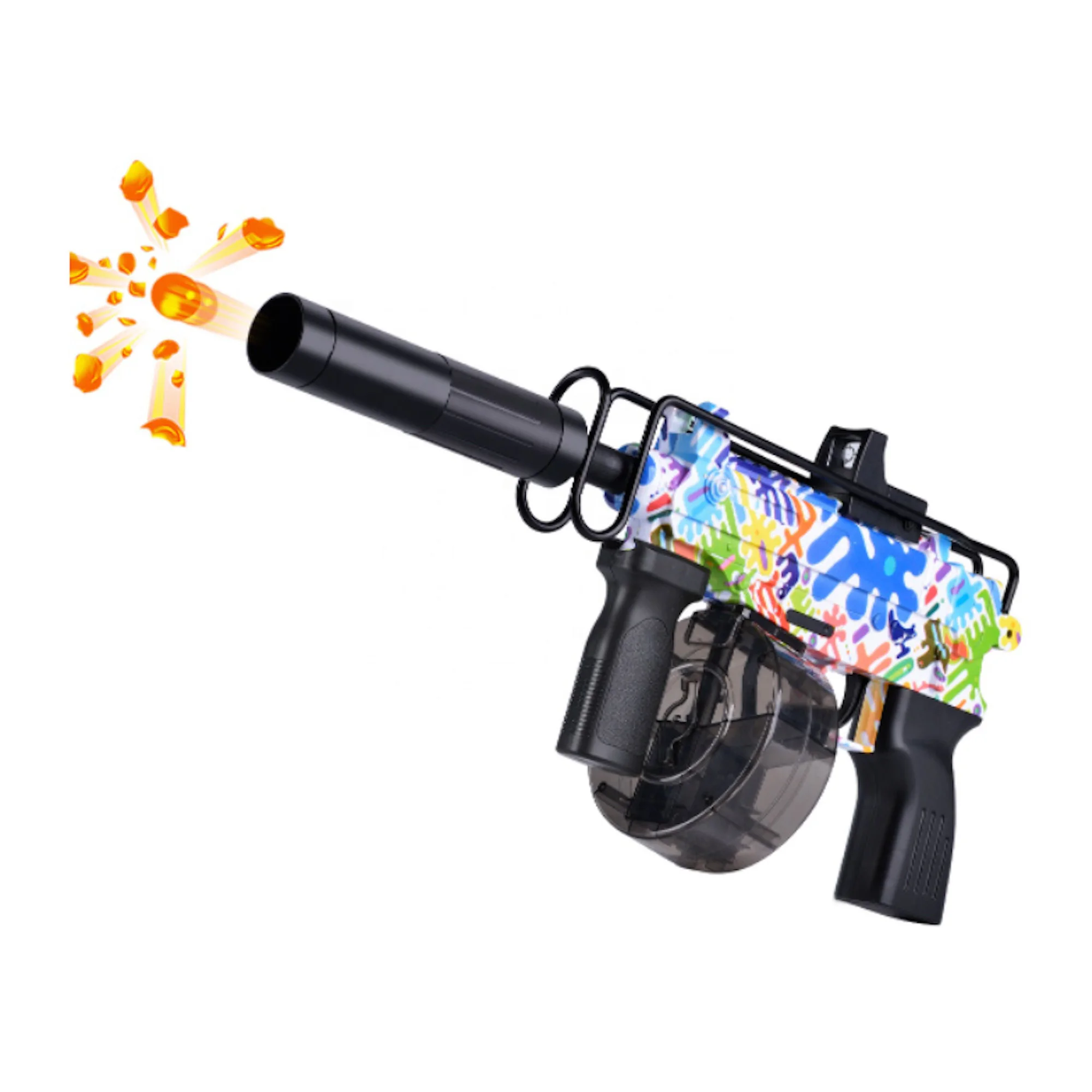 Plastic Toy Gun Splat Splatter Ball Gun Blaster Toy Splatrball Splatbal ...