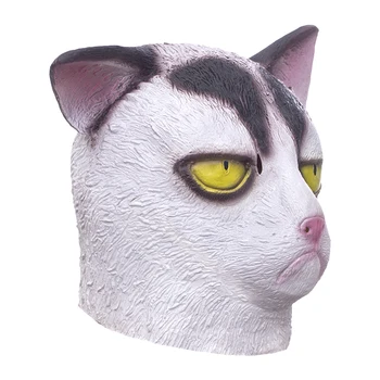 Idée Déguisement Rapide Molezu Masque De Chat Halloween Déguisement Fête Nouveauté Masque Chat Latex Halloween