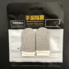 2 piezas-fibra plateada-blanco + borde blanco