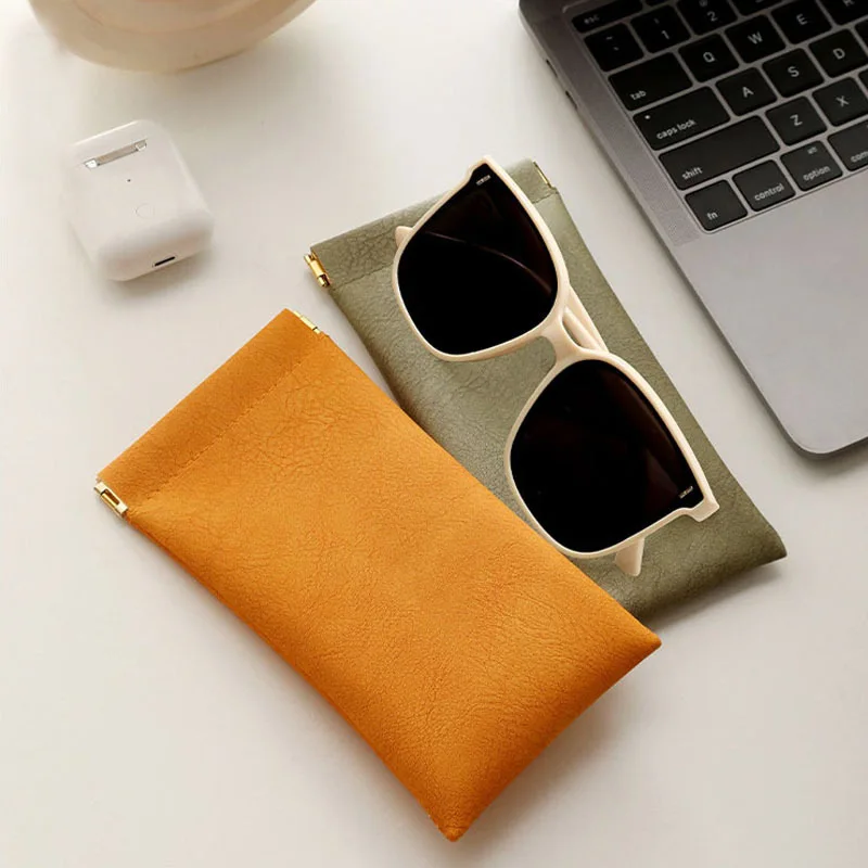 Étui à lunettes en cuir souple | Léger et portable – Pochette de Étui à lunettes en cuir souple | Léger et portable – Pochette de