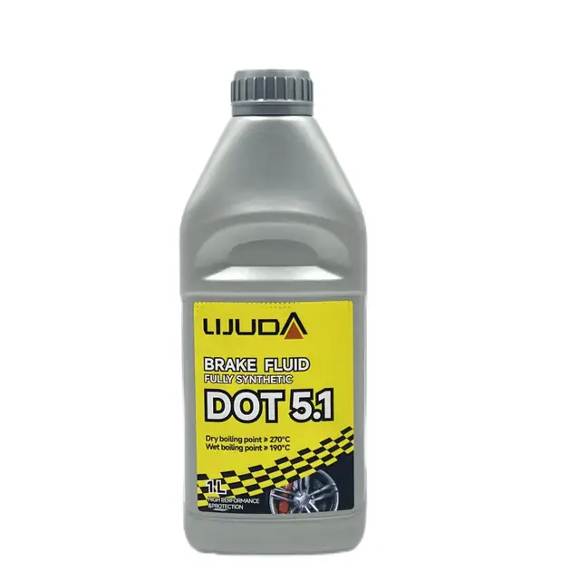 Manufacturer of High Quali 1L Wholesale Brake Fluid DOT5.1 DOT3 DOT4 Brake Oil for OEM&ODM