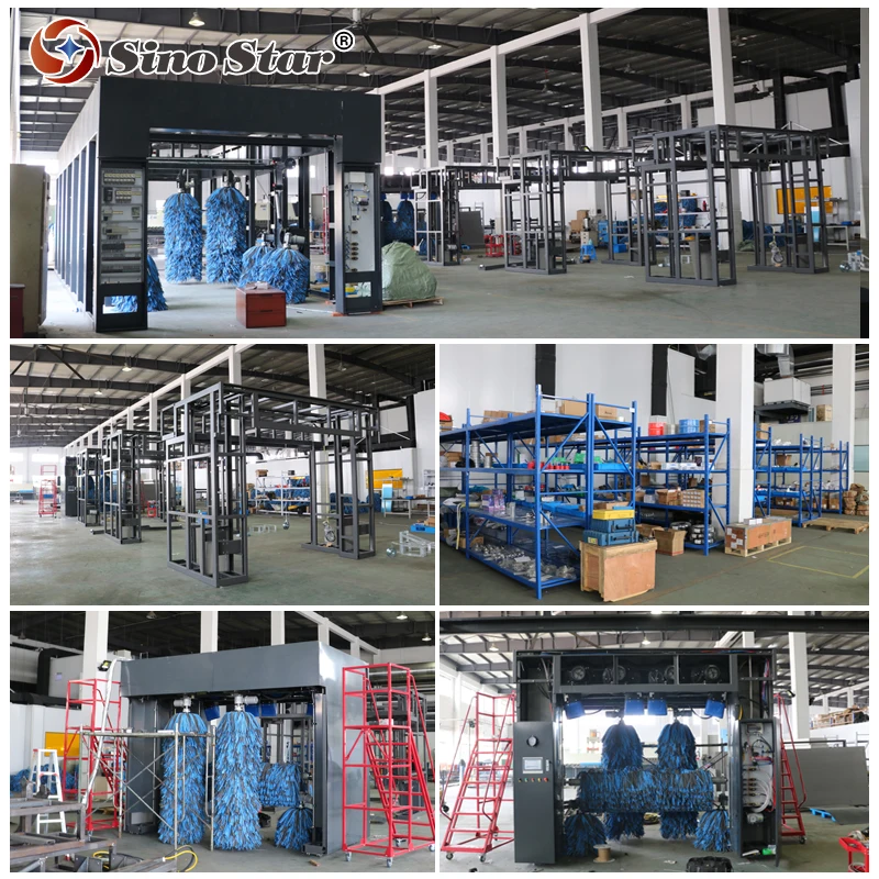 Automatic Car Wash Machine Fully Automated with Brush Rollover Car Washer Auto Wash Equipment for Sale C7