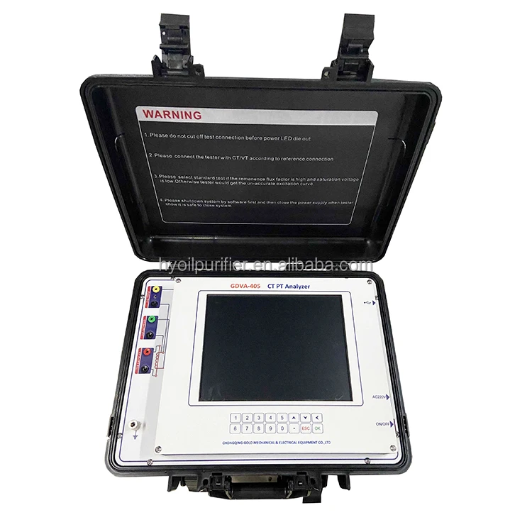 IEC 61869 PT Ratio Error And Phase Angle Error Test CT VT Analyzer,CT