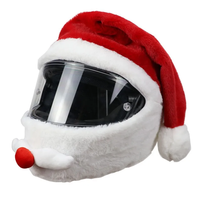 モーターサイクルヘルメット用クリスマスプラッシュカバー・かわいい