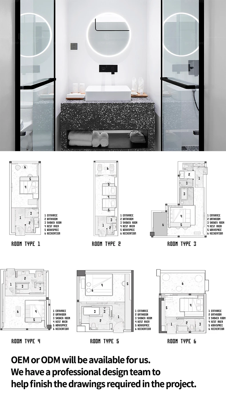 Bfp Commercial Hotel Furniture Hotel Bed Room Guest Room Furniture For