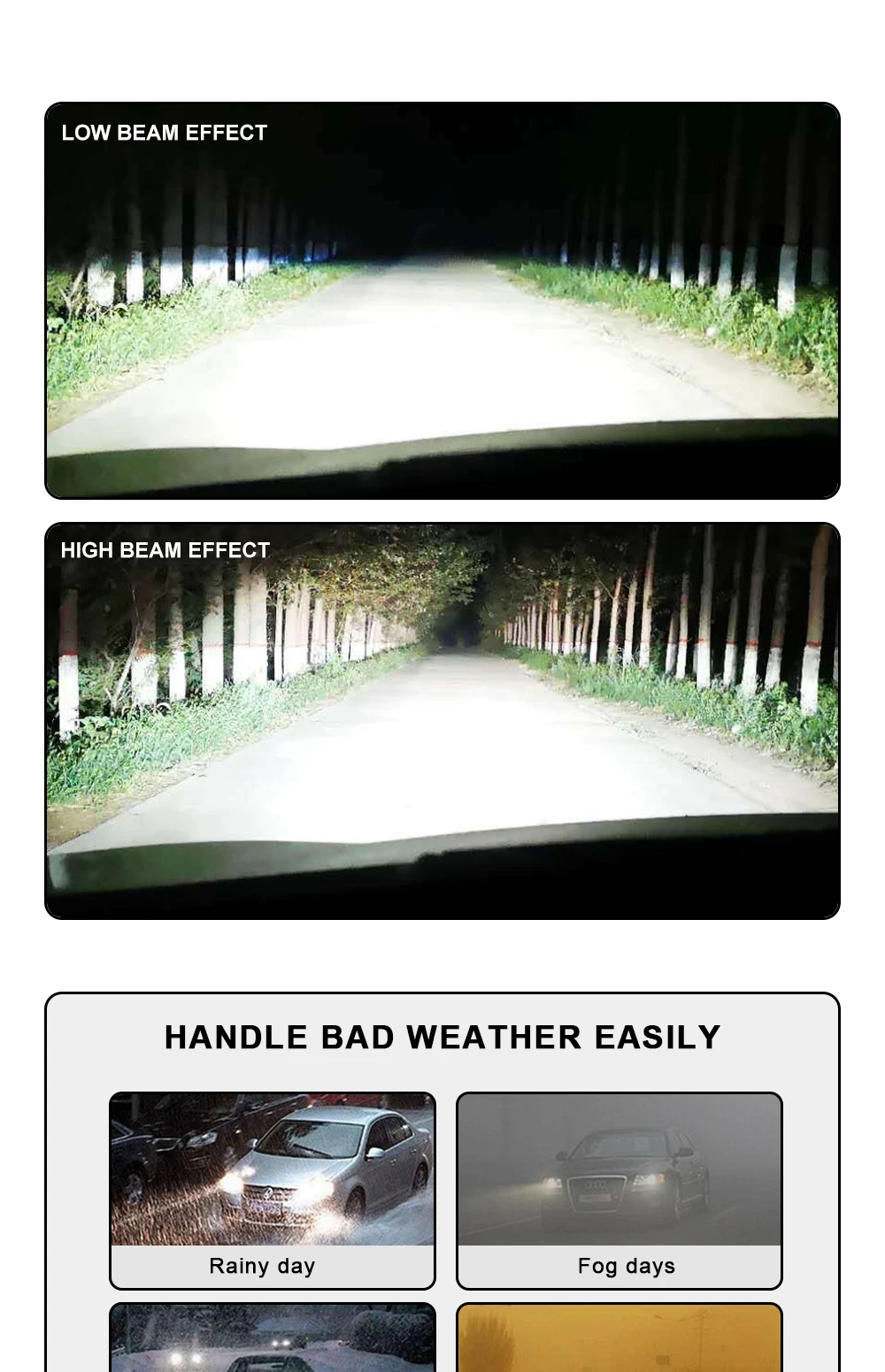 TECH-KING Super Bright R18 70W 7000LM Mini Size 13v H7 Led Plug and Play Headlight 1:1 Car H4 H1 H7 9005 9006 Led Headlight Bulb