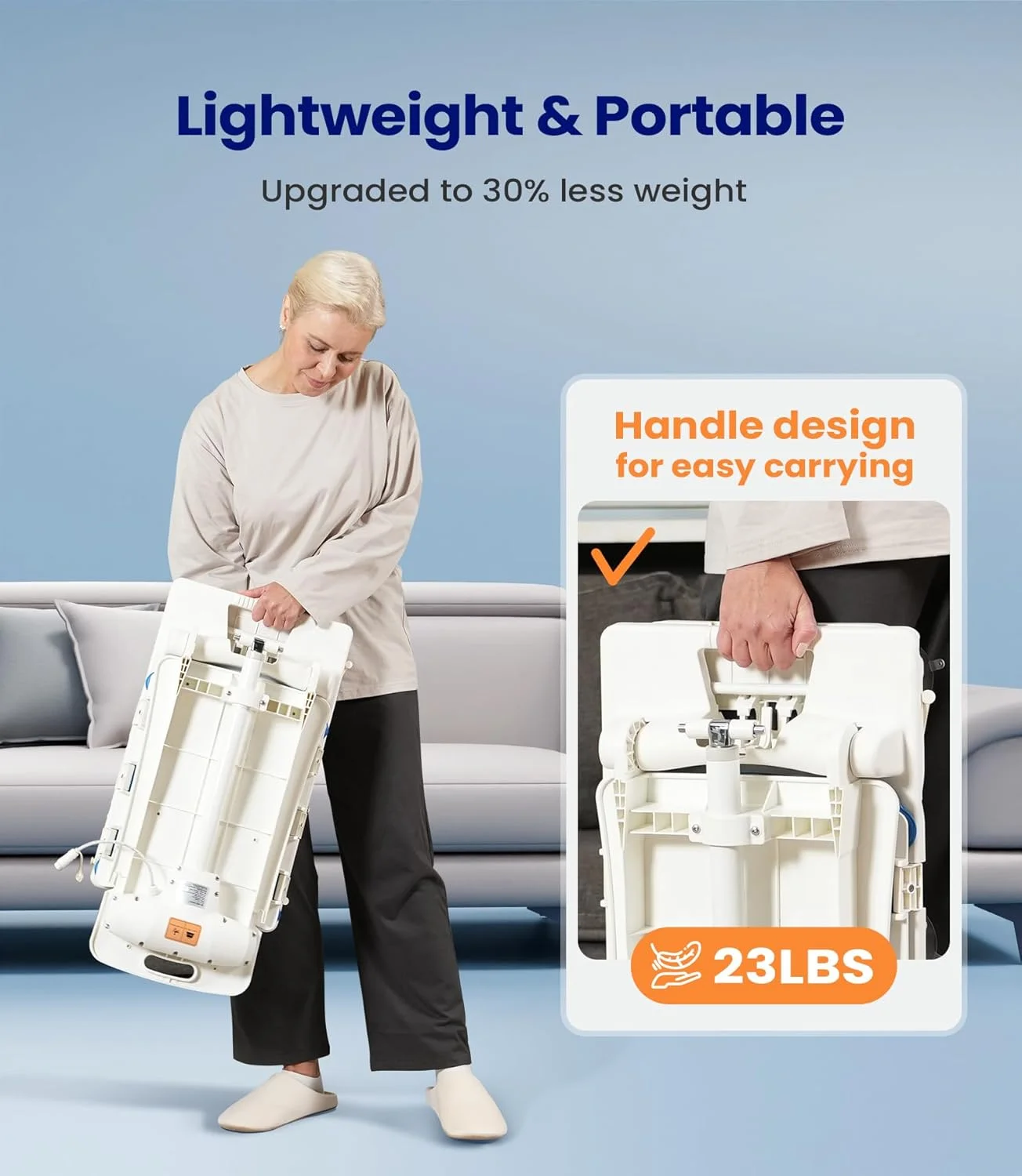 MAIDeSITe Electric Chair Lift, Stand Up Independently From Floor, Support Up To 300 LBS, Floor - View #4