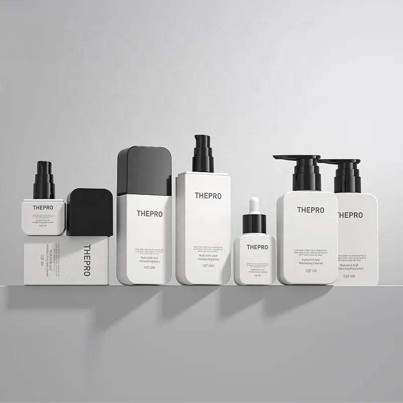 Latest Design Oval Flat Square PETG Lotion Spray Plastic Bottle with Pump Flat Cap for Skincare Cosmetic Packaging