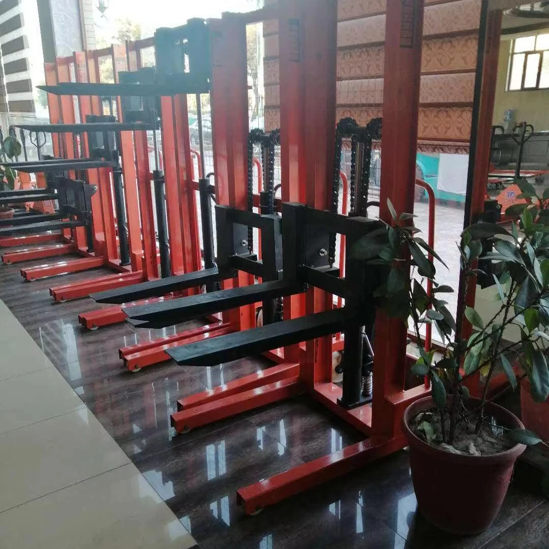 Cost-Saving 1-3 Ton AC Plug-in Stacker AWD Solid Tire Wholesale Adaptable Different Pallets Handling Solution Standing Operation