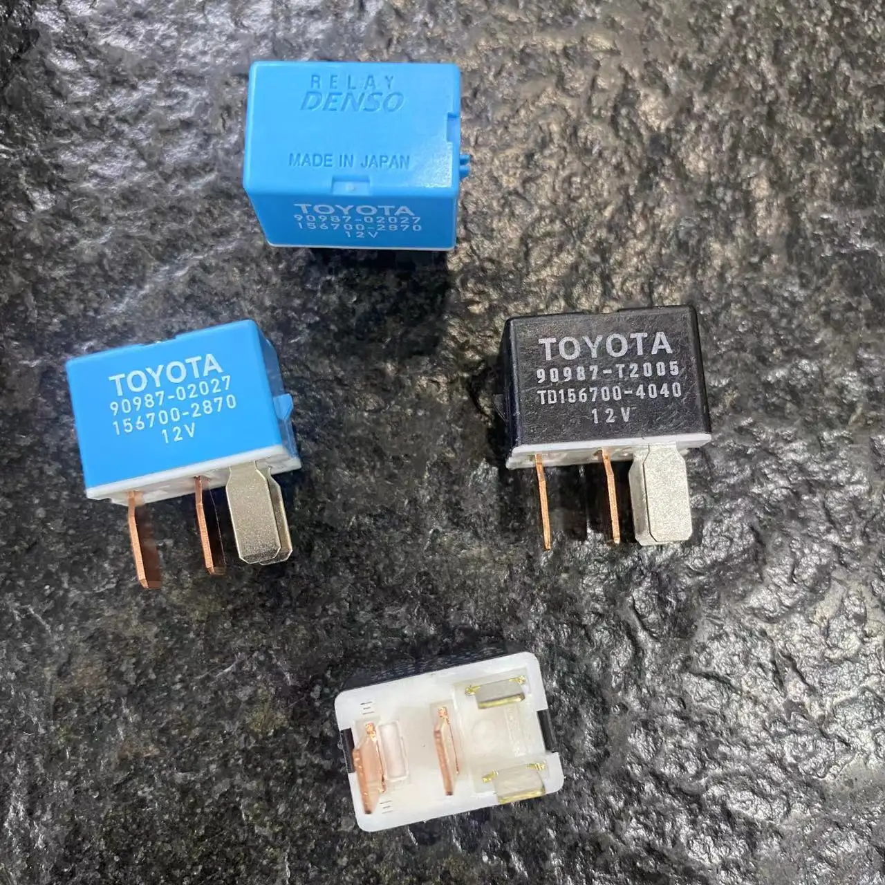 90987-02027 Denso 156700-2870 12V 4 Pins A/C Cooling Fan Relay for Toyota Lexus