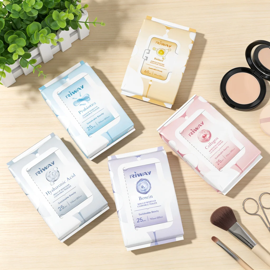 Bulk Hyaluronic Acid Micellar Cleansing Wipes | Hydrating Waterproof Makeup Remover Towelettes | Hypoallergenic Skin Care Wipes