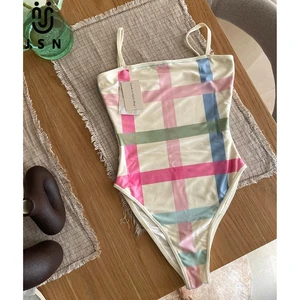 JSN 2026 Customized One Piece Swimsuit for Women Swimwear Sexy Swimming Suit Push up Print Beachwear Female Bathing Suit