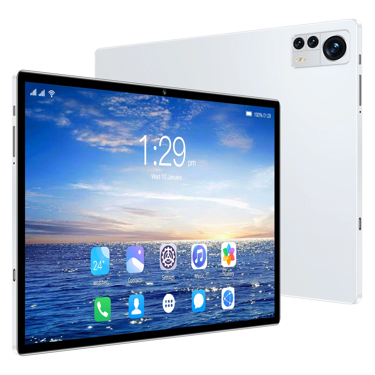 X12 10.1 Inch Android 13 Dual Sim Tablets - 6GB RAM 128GB ROM