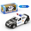 Black Alloy Police Car